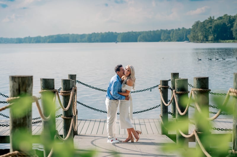 Elopement photo of a Virginia couple in Richmond captured by Virginia Wedding Photographer Stephanie Grooms Artistry.